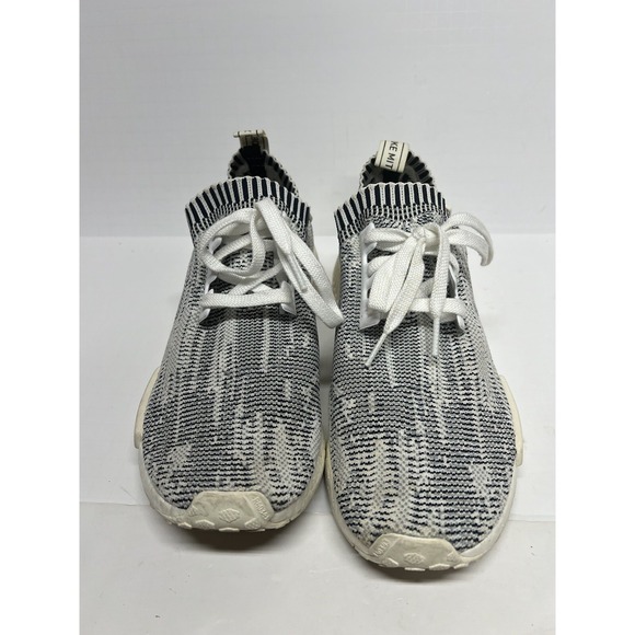 Adidas NMD R1 PK Primeknit White Black Zebra Camo Size‎ 9.5. BA8600 main image 6